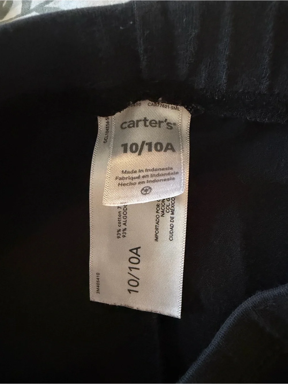 Carter's Black Kids Leggings